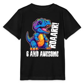 6 års födelsedag 6: e gåva sex pojke - T-shirt MINI CREATOR barn från Stanley/Stella - svart - Fram - Mikhail (115cm)