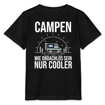 Wohnmobil Wohnwagen Camping Camper - Stanley/Stella Kinder T-Shirt MINI CREATOR  - Schwarz - Vorne - Mikhail (115cm)