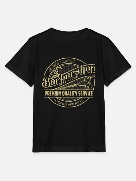 Barber Friseur Friseuse Geschenk - Stanley/Stella Kinder T-Shirt MINI CREATOR - Schwarz