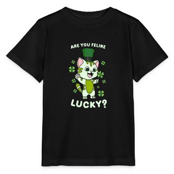 Avez-vous de la chance? - T-shirt bio MINI CREATOR Stanley/Stella Enfant - noir - Devant - Mikhail (115cm)