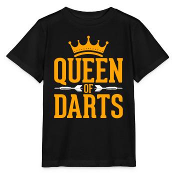 The Queen of Darts Game of Darts - Stanley/Stella Kinder T-Shirt MINI CREATOR  - Schwarz - Vorne - Mikhail (115cm)