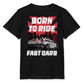 Born To Ride Fast Cars - T-shirt bio MINI CREATOR Stanley/Stella Enfant - noir - Devant - Mikhail (115cm)