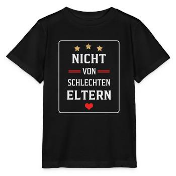 Nicht von schlechten Eltern - Stanley/Stella Kinder T-Shirt MINI CREATOR  - Schwarz - Vorne - Mikhail (115cm)
