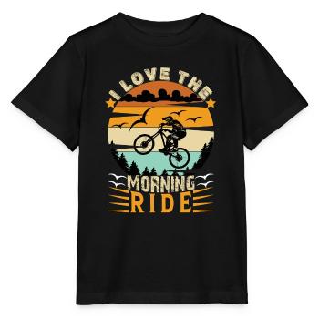 Downhill Downhill Mountainbike Downhill Berge - Stanley/Stella Kinder T-Shirt MINI CREATOR  - Schwarz - Vorne - Mikhail (115cm)