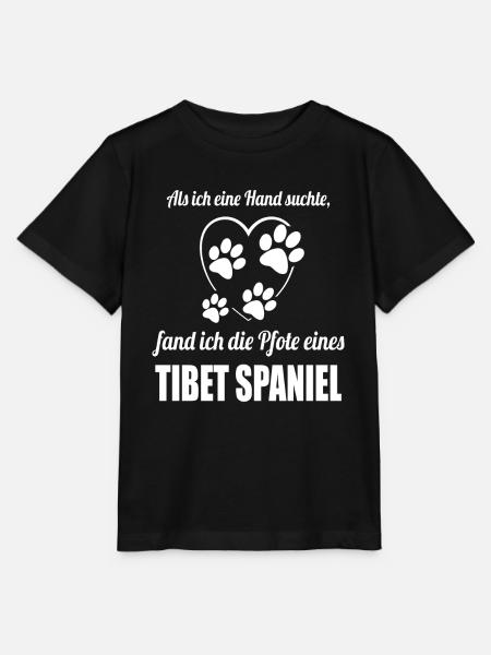 Hand & Pfote - Spruch - Tibet Spaniel - Stanley/Stella Kinder T-Shirt MINI CREATOR  - Schwarz