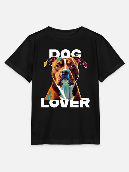 Dog Lover American Stafford - Stanley/Stella Kinder T-Shirt MINI CREATOR - Schwarz