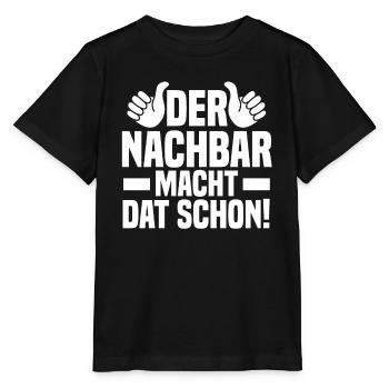 Einzug Umzug Nachbarn Nachbar - Stanley/Stella Kinder T-Shirt MINI CREATOR  - Schwarz - Vorne - Mikhail (115cm)
