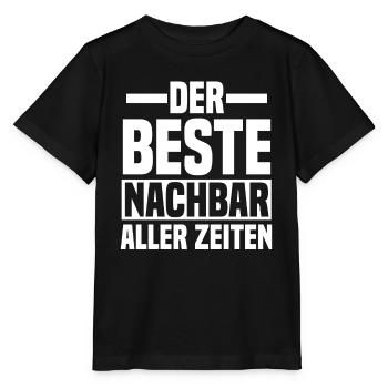 Einzug Umzug Nachbarn Nachbar - Stanley/Stella Kinder T-Shirt MINI CREATOR  - Schwarz - Vorne - Mikhail (115cm)
