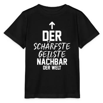 Einzug Umzug Nachbarn Nachbar - Stanley/Stella Kinder T-Shirt MINI CREATOR  - Schwarz - Vorne - Mikhail (115cm)