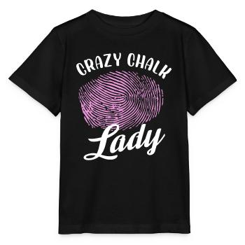 Dame craie folle | Criminalistique - T-shirt bio MINI CREATOR Stanley/Stella Enfant - noir - Devant - Mikhail (115cm)