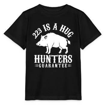 .223 is a hog hunter guaranMotive - Stanley/Stella MINI CREATOR Kids’ T-Shirt - black - Front - Mikhail (115cm)
