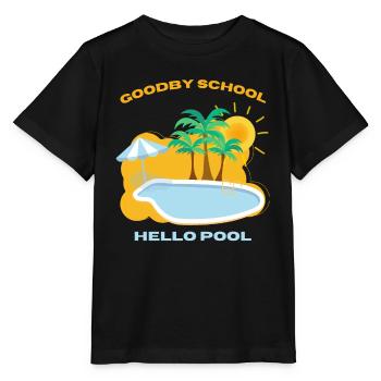 Goodby School Hello Pool - T-shirt bio MINI CREATOR Stanley/Stella Enfant - noir - Devant - Mikhail (115cm)
