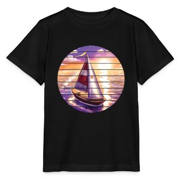 Segeln Segelsport Segelboot Segler Segelschiff - Stanley/Stella Kinder T-Shirt MINI CREATOR  - Schwarz - Vorne - Mikhail (115cm)