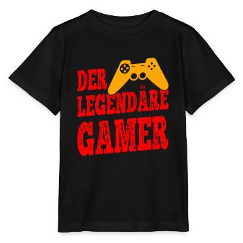 Le joueur légendaire - T-shirt bio MINI CREATOR Stanley/Stella Enfant - noir - Devant - Mikhail (115cm)