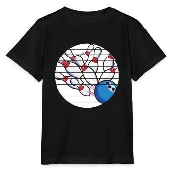 Bowling Club Bowling Club Bowling Club Bowling - T-shirt bio MINI CREATOR Stanley/Stella Enfant - noir - Devant - Mikhail (115cm)