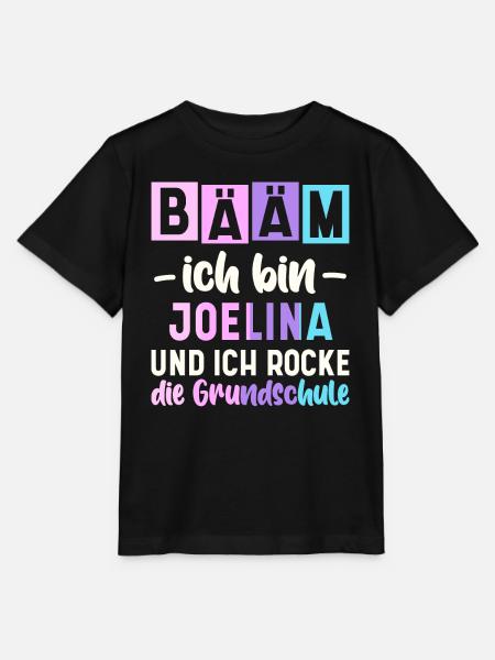 Name Joelina Geschenk Grundschule - Stanley/Stella Kinder T-Shirt MINI CREATOR - Schwarz