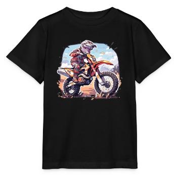 Motocross Kids - Stanley/Stella MINI CREATOR Kids’ T-Shirt - black - Front - Mikhail (115cm)