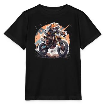 Motocross Kids - Stanley/Stella MINI CREATOR Kids’ T-Shirt - black - Front - Mikhail (115cm)