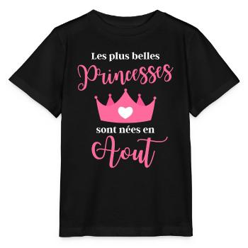 les filles nées en août cadeau anniversaire - T-shirt bio MINI CREATOR Stanley/Stella Enfant - noir - Devant - Mikhail (115cm)