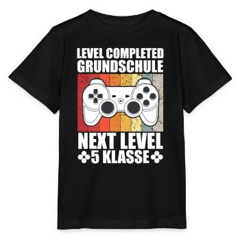 Grundschule Abschluss 2023 Level Grundschule Gesch - Stanley/Stella Kinder T-Shirt MINI CREATOR  - Schwarz - Vorne - Mikhail (115cm)