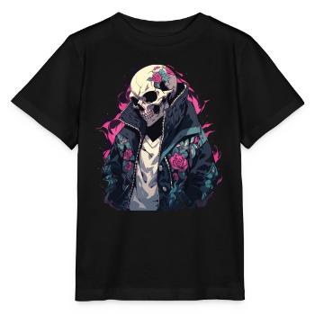 Skull Skull Skulls Skull Skeleton - Stanley/Stella MINI CREATOR Kids’ T-Shirt - black - Front - Mikhail (115cm)