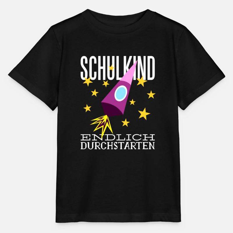 Schulkind Endlich Durchstarten - Stanley/Stella Kinder T-Shirt MINI CREATOR  - Schwarz
