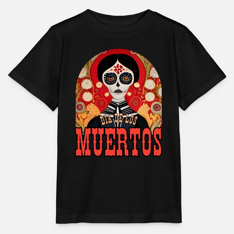 Dia De Los Muertos - T-shirt bio MINI CREATOR Stanley/Stella Enfant - noir