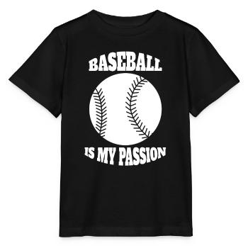 Baseball Baseball Team Baseballer Baseball Player - Stanley/Stella MINI CREATOR Kids’ T-Shirt - black - Front - Mikhail (115cm)