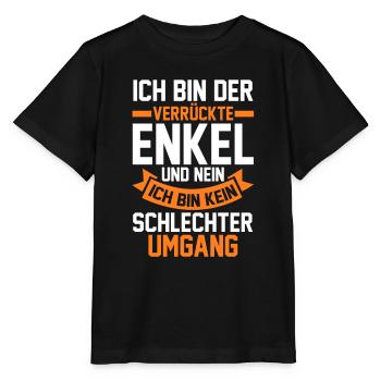 Enkel - Stanley/Stella Kinder T-Shirt MINI CREATOR  - Schwarz - Vorne - Mikhail (115cm)