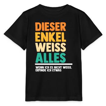 Enkel - Stanley/Stella Kinder T-Shirt MINI CREATOR  - Schwarz - Vorne - Mikhail (115cm)