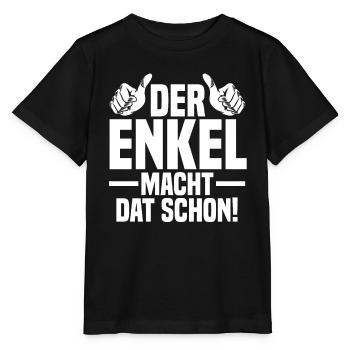 Enkel - Stanley/Stella Kinder T-Shirt MINI CREATOR  - Schwarz - Vorne - Mikhail (115cm)
