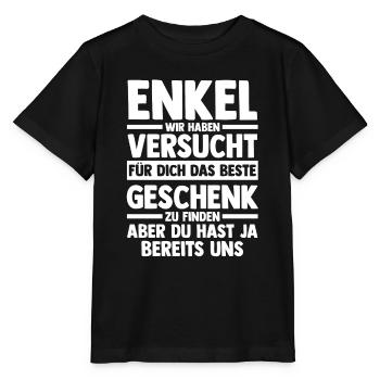 Enkel - Stanley/Stella Kinder T-Shirt MINI CREATOR  - Schwarz - Vorne - Mikhail (115cm)