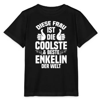 Enkelin - Stanley/Stella Kinder T-Shirt MINI CREATOR  - Schwarz - Vorne - Mikhail (115cm)