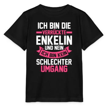 Enkelin - Stanley/Stella Kinder T-Shirt MINI CREATOR  - Schwarz - Vorne - Mikhail (115cm)