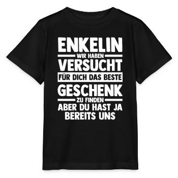 Enkelin - Stanley/Stella Kinder T-Shirt MINI CREATOR  - Schwarz - Vorne - Mikhail (115cm)