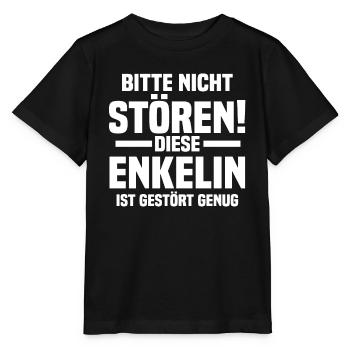 Enkelin - Stanley/Stella Kinder T-Shirt MINI CREATOR  - Schwarz - Vorne - Mikhail (115cm)