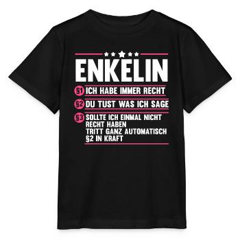 Enkelin - Stanley/Stella Kinder T-Shirt MINI CREATOR  - Schwarz - Vorne - Mikhail (115cm)