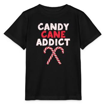 Zuckerstangensüchtiger Lustiger Weihnachtsliebe - Stanley/Stella Kinder T-Shirt MINI CREATOR  - Schwarz - Vorne - Mikhail (115cm)