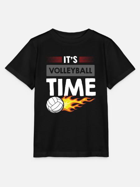 It's Volleyball Time - Stanley/Stella Kinder T-Shirt MINI CREATOR  - Schwarz