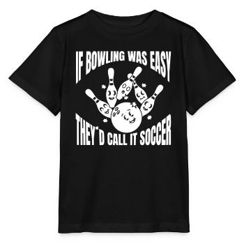Skittles Club Bowling Skittles Bowler Bowling Club - T-shirt bio MINI CREATOR Stanley/Stella Enfant - noir - Devant - Mikhail (115cm)