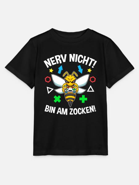 Controller Videospiel Zocker Gamer Computerspiel - Stanley/Stella Kinder T-Shirt MINI CREATOR - Schwarz