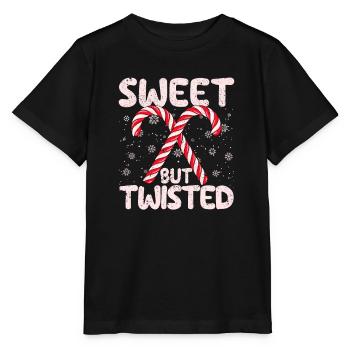 Süßer aber verdrehter lustiger Zuckerstangen - Stanley/Stella Kinder T-Shirt MINI CREATOR  - Schwarz - Vorne - Mikhail (115cm)