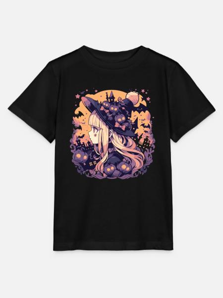 Hexe Helloween Hexen Outfit Hexen - Stanley/Stella Kinder T-Shirt MINI CREATOR  - Schwarz
