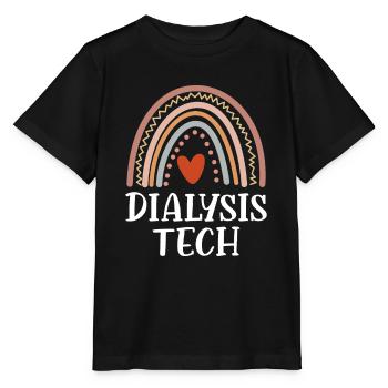 Dialysis Tech Care Tech Technicien en dialyse Drôle - T-shirt bio MINI CREATOR Stanley/Stella Enfant - noir - Devant - Mikhail (115cm)