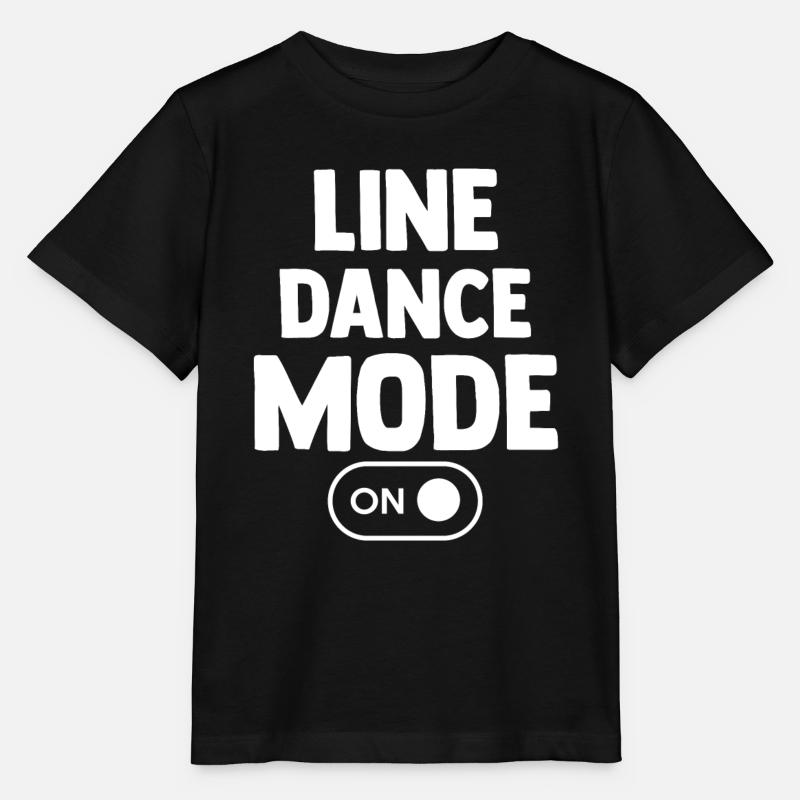 Line Dance Tänzer - Stanley/Stella Kinder T-Shirt MINI CREATOR  - Schwarz