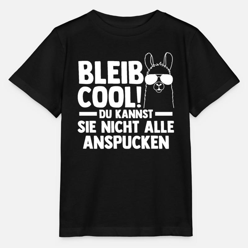 Lama - Stanley/Stella Kinder T-Shirt MINI CREATOR  - Schwarz