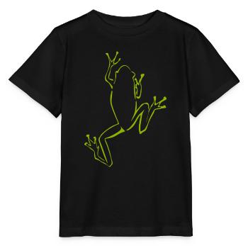 Frog Frogs - Stanley/Stella MINI CREATOR Kids’ T-Shirt - black - Front - Mikhail (115cm)