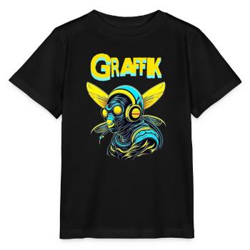 Graphique - T-shirt bio MINI CREATOR Stanley/Stella Enfant - noir - Devant - Mikhail (115cm)
