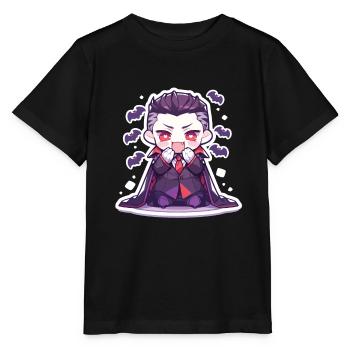 Vampir - Stanley/Stella Kinder T-Shirt MINI CREATOR  - Schwarz - Vorne - Mikhail (115cm)