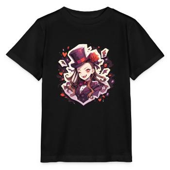 Vampire - T-shirt bio MINI CREATOR Stanley/Stella Enfant - noir - Devant - Mikhail (115cm)
